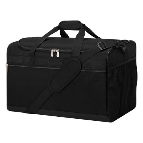 Image of Gym Bag 20 inch Sport Duffle Bag for Men, Black | 40L, Weekender, Travel