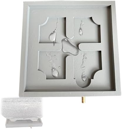 Anti-Slip Plant Drip Tray with Drain Port - 28cm (11in) Water Spill Tray for Potted Plants - Perfect Plant Saucer to Protect Surfaces and Prevent Overwatering