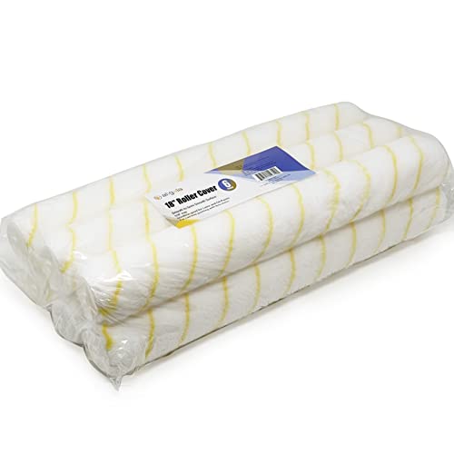 Allgala 18 Inch Shedless Lint Free Paint Roller Covers with End Caps -6PK-TH10319 by allgala - Image 6