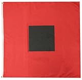 Hurricane Warning Storm Signal Safety 100D Woven Poly Nylon 3x3 3'x3' Flag