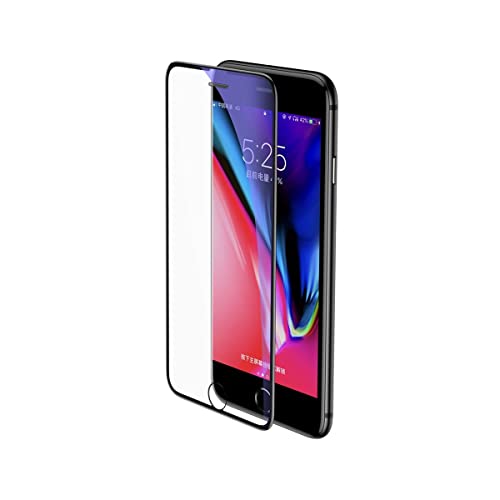 Verre trempé iPhone de protection écran haut de gamme Full 3D noir pour modèle SE