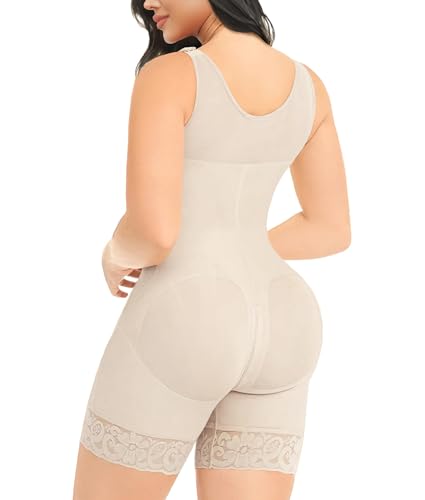 Image of YIANNA Fajas Colombianas Moldeadoras Shapewear Tummy Control for Women Butt Lifter with Zipper Crotch Faja Body Shaper