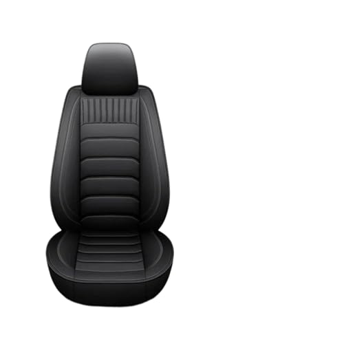 Housse de siège auto universelle cuir PU pour Grand Cherokee noir 5 places