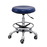 Conception compacte : Ce tabouret à roulettes se glisse facilement d'un poste de travail à l'autre grâce à ses roulettes en nylon ultra-lisses et son siège pivotant à 360°, créant un environnement de travail performant.