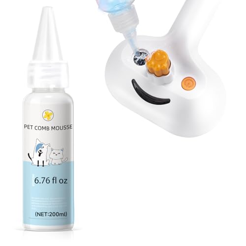 Image of Pet Steam Brush for Dog & Cat - 3-in-1 Spray Hair Removal for Grooming, Softens Fur & Reduces Static 1*Shampoo(Steam Brush not Included)