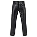 Premium Leather Pants (36 Inches Waist) Black