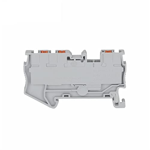 Conector eléctrico de carril DIN PT 2,5-TW azul con sistema de inserción push-in 6
