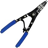 Spindle Snap Ring Pliers, External 38700 Plier Large Automotive Tool for Ford Super Duty Pickups 2007 and Newer Anti-slip Circlip Snap-ring Installation Removal Kit with Ratcheting Lock Mechanism