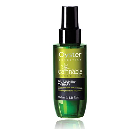 oyster cosmetics Aceite para el cabello Ilumina-Therapy Oil Cannabis Green Lab oyster cosmetics, transparente, Chypre, 100 milímetros Cover