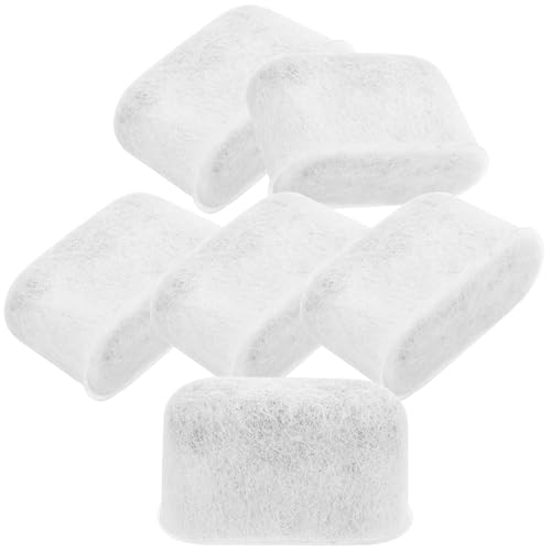 SOLUSTRE 6 Filtros de Repuesto para Cafetera con Carbón Activado Filtro de Agua para Máquina de Café Compatible con Cafeteras de Goteo de Material No Tejido para Uso Doméstico y Portátil