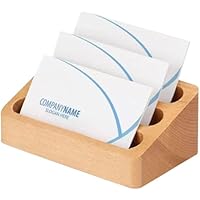 RoxNvm Soportes Para Tarjetas de Madera, Creativo Caja Para