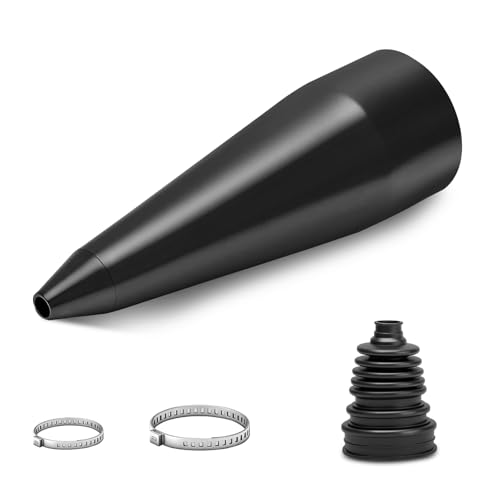 Universal CV Boot Durable Constant Velocity Joint Stretch CV Boots with Installation Mount Cone Tool Joint Boot Kit with 2 Clamps For Various Cars