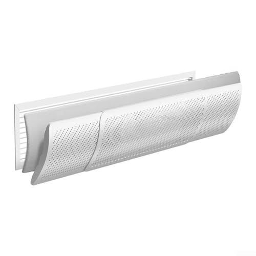Flow Deflector For Air Conditioner, Split Unit Baffle Shield, Anti-Direct Blowing Central Air Deflector With Adjustable Wing For AC Wall(Cotton filter-S)