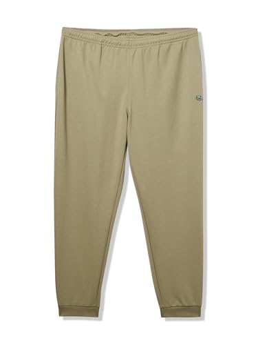 Lacoste Men's Tapered Leg Jersey Pants, Khaki, 7
