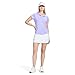 IZOD Women's Polo Shirt Performance Stretch Short Sleeve, Violet Tulip