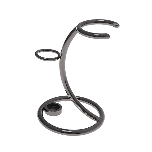 Gogogmee Stainless Steel Razor Rack Beard Comb for Black Men Shaving Brush Stand Razor Holder for Men