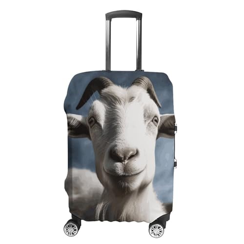 Goat Printed Luggage Cover Protector, Fits 18-32 Inch Luggage