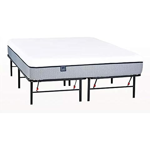 Lull - Metal Bed Frame | Queen | Easy to Assemble, Noiseless Support, Under-Bed Storage, and Durable Support… Cover