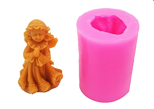 LC Engel N195 Craft Art Silikon Seife Form Craft DIY, SeifengieÃform Kerze handgefertigt – Bild 3
