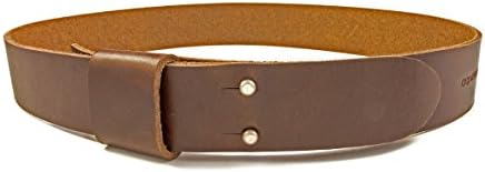 OopsmarkBuckless Handmade Leather Belt for Everyday Carry