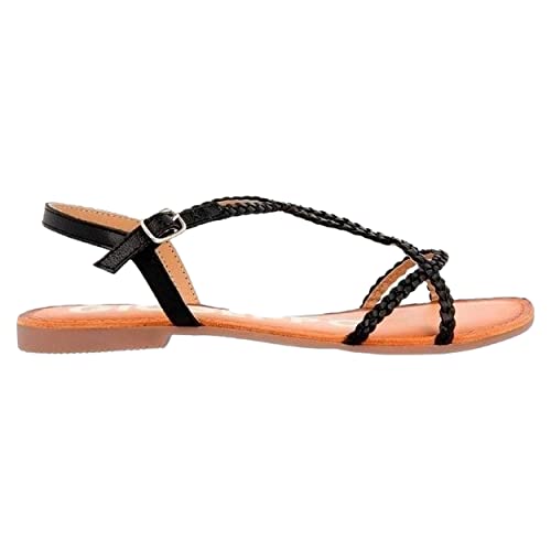 Sandalo da donna confortevole Gioseppo (GIOS6) 59811-P Donna Sandali, Nero, 39 EU