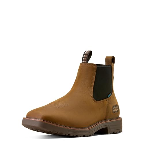 ARIAT Men's Activator Chelsea Waterproof Wide Square Toe Work Boot by ARIAT - Used condition - US$143.59