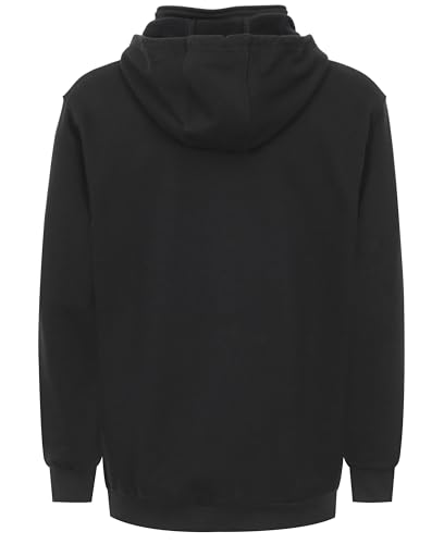 TICOMELA FR Hoodie Flame Resistant Hooded Sweatshirt Quarter Zip 12oz 100% Cotton Pullover Workwear for Men3