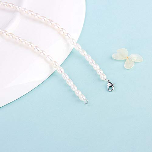 Sterling Silver Cross Pendant Necklaces for Women-Freshwater Cultured Pearl Strand Necklaces4