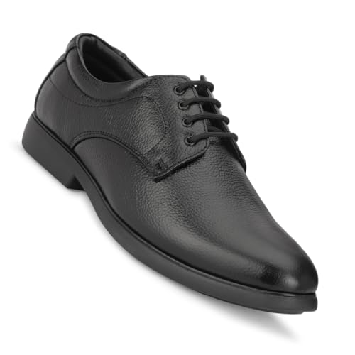 Image of Leatherful Light Weight Genuine Leather Derby Shoes IBDB010| Full Grain Leather | Office | Party | Smart Casual