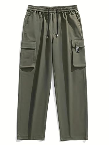 Image of Lymio Cargo for Men || Cotton Cargo Pant || Drawstring Waist Pant (Also Available in Plus Sizes) (133-136)