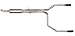 Gibson 9504 Split Rear Cat-Back Exhaust System