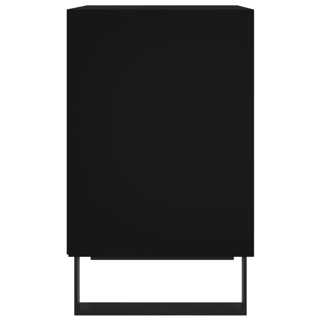Comodini con Gambe in Legno Massello 2pz Rovere Fumo 40x35x69cm