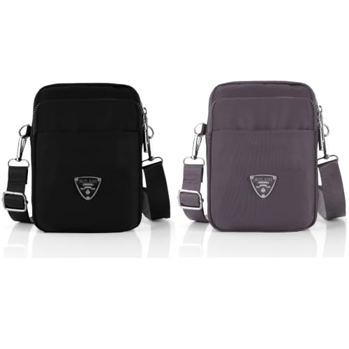 Image of J I Women's Small Cross-Body Phone Bag Stylish Mobile Cell Phone Holder Pocket Purse Wallet Sling Bag Mini Shoulder Bags
