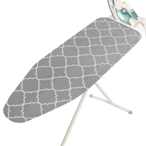 Funda para tabla de planchar, resistente a las quemaduras, de algodón grueso, con borde elástico, resistente a las quemaduras, almohadilla de hierro reflectante para el hogar, lavandería, dormitorios