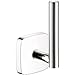 hansgrohe Spare Roll Holder Easy Install 6-inch Avantgarde Accessories in Chrome, 41518000