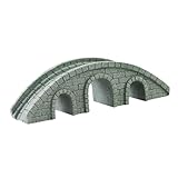 BESPORTBLE Ornamenti Per Barche Micro Paesaggistiche Ponte Di Pietra Giardino Ponte in Miniatura Del Giardino Delle Fate Micro Ponte Paesaggistico Arredamento Arenaria Verde Piccolo Fiori