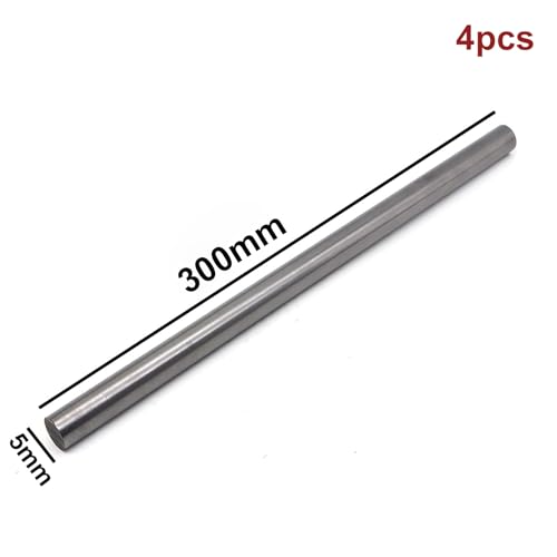 COYOUCO 4 Pcs 300Mm Length 4-5Mm Diameter Graphite Stir Rod Stick Crucible Stir Rod Long Carbon Stirring Rod Graphite Crucible Stir Stick,5mm