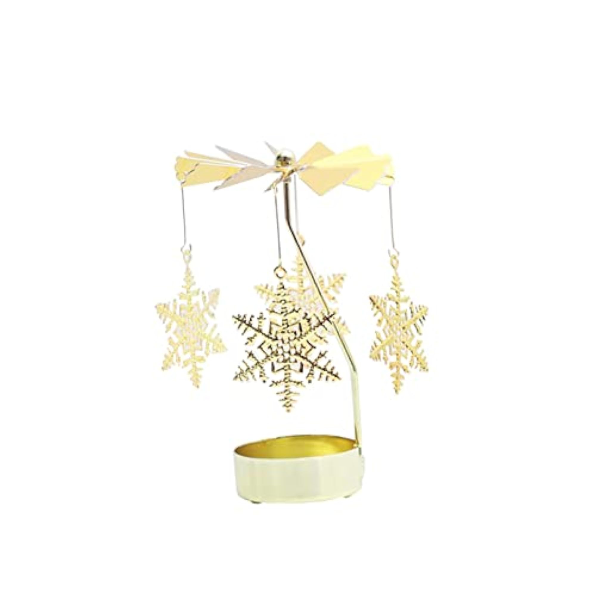 2Pcs Rotary Candle Holder Set, Elegant Home Decor