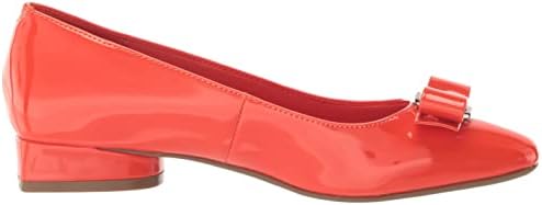 Anne Klein Women's Chella Ballet Flat, Red, 7 | Image 5