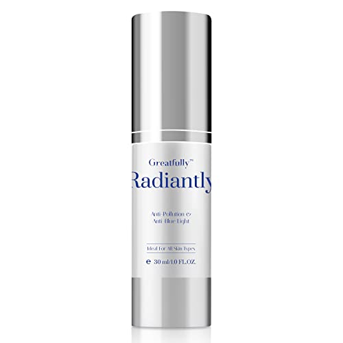 Radiantly Vitamin C Serum with Glutathione + 7 Hyaluronic Acid + Mandelic Acid + Ferulic Acid for Advanced Brightening, Anti Wrinkle & Antioxidant serum for face 30ML/ 1.0 fl.oz