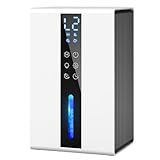 除湿機 1600ML大容量タンク ペルチェ式 強力除湿 空気清浄 最大18畳 AI自動除湿機能 自動除霜機能 タイマー機能 満水自動停止 七色ライト 省エネ 静音 小型 部屋干し 梅雨 結露 消臭 湿気対策 脱衣所 押入れ 寝室 下駄箱 クローゼット トイレ PSE認証済