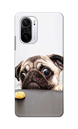 Image of PRINTFIDAA� Printed Hard Back Cover Case for Mi 11x 5G | Mi 11x Pro 5G Back Cover (Pug Dog) -2808