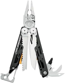 Leatherman Signal Multi-Tool, Silber | 19 Werkzeuge für Camping & Survival
