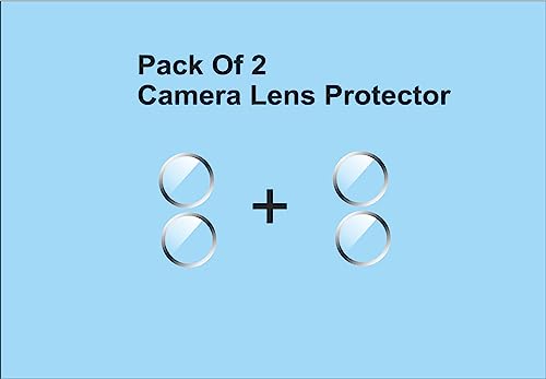 Image of Tempered Glass Screen Protector Compatible For Oneplus Nord 6 | With Camera Lens Protector Screen Guard Pack 1+1