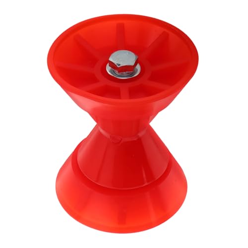 POPETPOP Boat Trailer Roller for Bow Stop Heavy Duty Trailer Parts Vibrant Red Durable Stable Support for Boats Smooth Operation Compact Design for