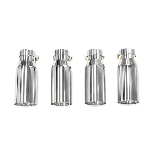 Silencieux tuyau d'échappement pour BMW M3 E90 buse argentée de 80 mm