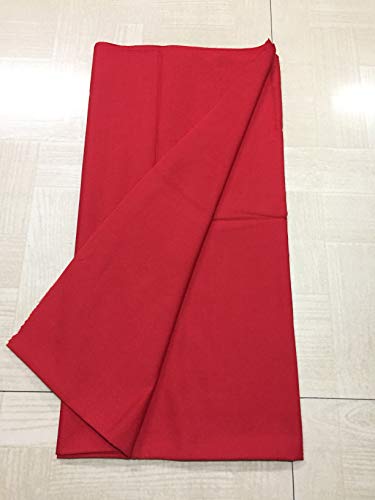 Image of BKRKJ Women's Lizibizi Cotton Unstitched Dress Material Plain Fabric by Meter for Sewing Suit,Salwar,Blouse,Shirt,Kurta,Pyjama,Pathani,Kameez,Chudidar,Patiyala (Red 13, 3 Meter)