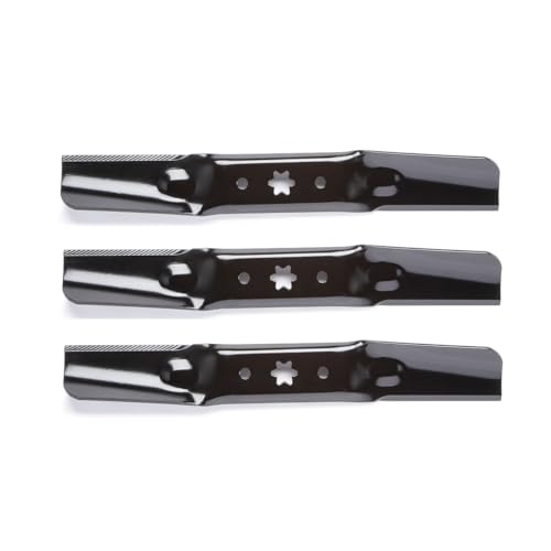 Oregon 50 Inch Lawn Mower Blades Mower Blades for 50 Deck 17-1/4 Length Direct Replacement for 742-05052 942-05052 942-05052A 742-05052A CMXGZAM110155 and Fits MTD and Cub Cadet (3 Pack)