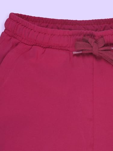 Image of KiddoPanti Girls 100% Cotton Bottom Hem Frill Hot Shorts