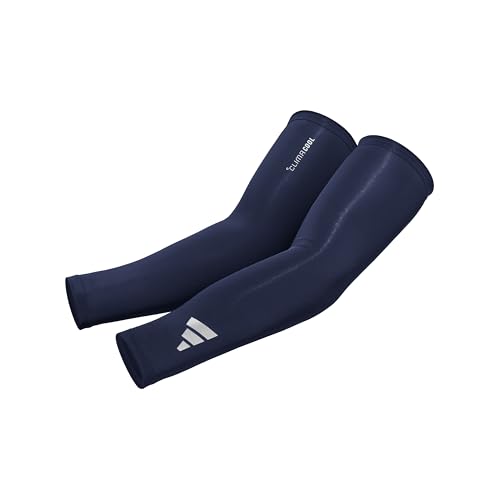 adidas Climacool Compression Arm Sleeves - Navy - Adult Large/X-Large